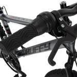 Bicicleta de Montaña Rock Creek, Huffy  Ruedas de 24", Mayores de 13 Años, 18 Velocidades, Gris - Imagen 8